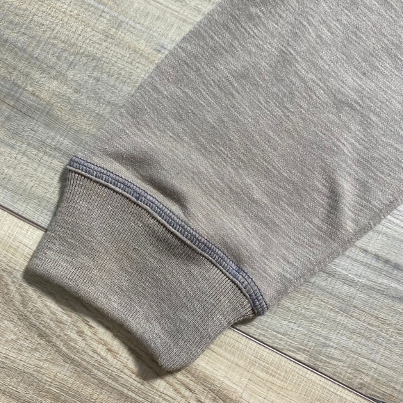 American Canvas Mens 1/4 Zip Mock Neck Long‎ Sleeve Shirt Size XXL Coffee - Picture 6 of 12